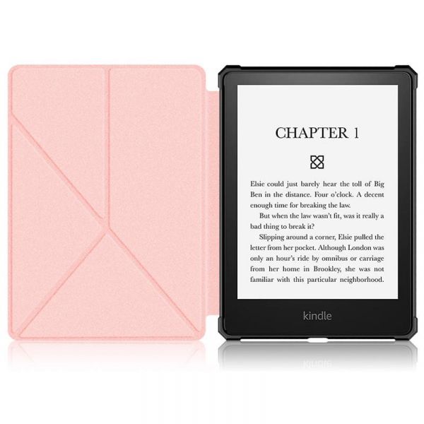 �����-������ BeCover Ultra Slim Origami ��� Amazon Kindle Paperwhite 11th Gen. 2021 Rose Gold (707223) - �������� 2