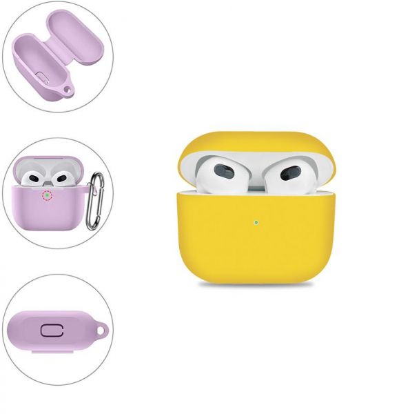 ����� ��� ��������� BeCover ��� Apple AirPods (3nd Gen) Yellow (707233) - �������� 3
