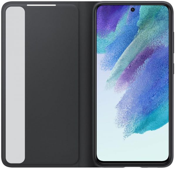�����-������ Samsung Smart Clear View Cover ��� Samsung Galaxy S21 FE SM-G990 Dark Gray (EF-ZG990CBEGRU) - �������� 2