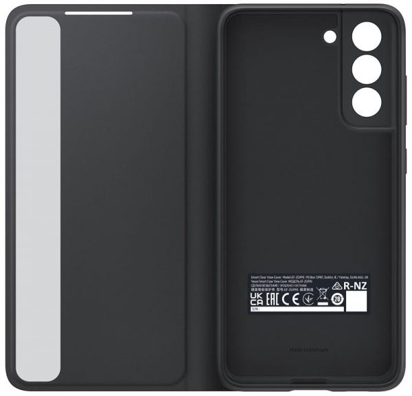 �����-������ Samsung Smart Clear View Cover ��� Samsung Galaxy S21 FE SM-G990 Dark Gray (EF-ZG990CBEGRU) - �������� 5