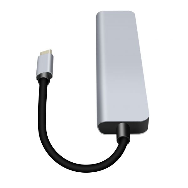  Type-C, ProLogix (PR-WUC-104B) 6 in 1 USB3.1 Type C to HDMI+1*USB3.0+2*USB2.0+TF+SD HUB -  3