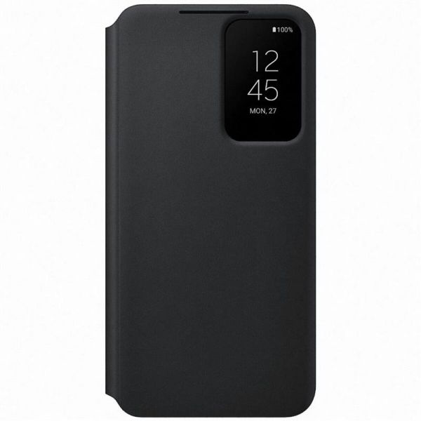 �����-������ Samsung Smart Clear View Cover ��� Samsung Galaxy S22 SM-S901 Black (EF-ZS901CBEGRU) - �������� 1