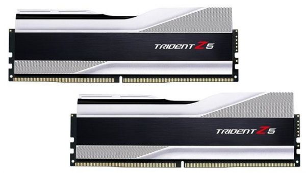   DDR5 2x16GB/5600 G.Skill Trident Z5 Silver (F5-5600J4040C16GX2-TZ5S) -  1