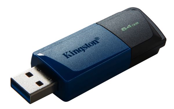 ����-���������� USB3.2 64GB Kingston DataTraveler Exodia M Black/Blue (DTXM/64GB) - �������� 1