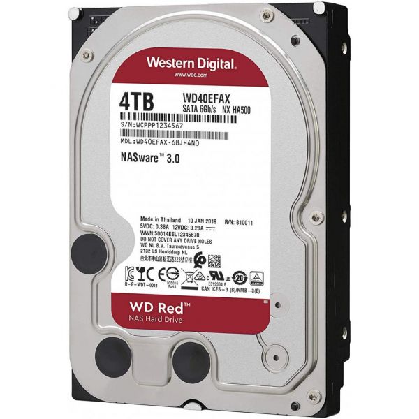 ���������� HDD SATA 4.0TB WD Red 5400rpm 256MB (WD40EFAX) - �������� 1