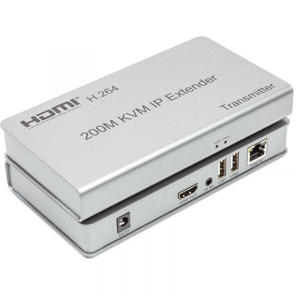 ���������� HDMI ������� PowerPlant HDMI 1080P/60hz, �� 200�, ����� CAT5E/6 (HDES200-KVM) (CA912940) - �������� 1