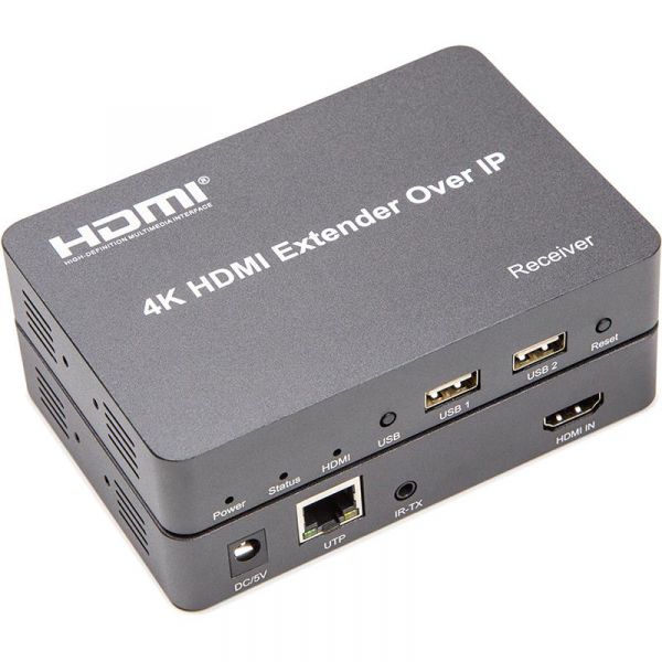 ���������� HDMI ������� PowerPlant HDMI 4K/30hz, �� 150�, ����� CAT5E/6 (HDES150-KVM) (CA912957) - �������� 1
