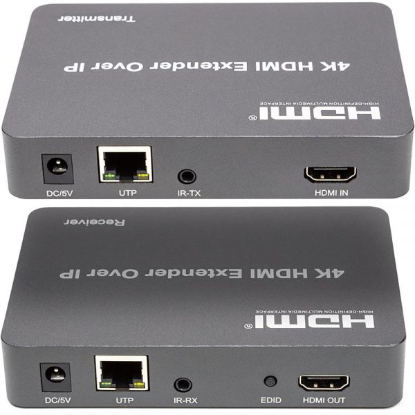 ���������� HDMI ������� PowerPlant HDMI 4K/30hz, �� 150�, ����� CAT5E/6 (HDES150-KVM) (CA912957) - �������� 3