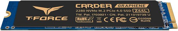 SSD  Team Cardea Zero Z44L 250GB M.2 2280 PCIe 4.0 x4 NVMe TLC (TM8FPL250G0C127) -  3