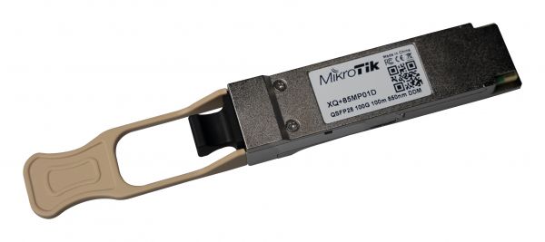  QSFP+ Mikrotik XQ+85MP01D (QSFP28, 100Gbit/s, MM, 100m, 850nm, MTP/MPO) -  1