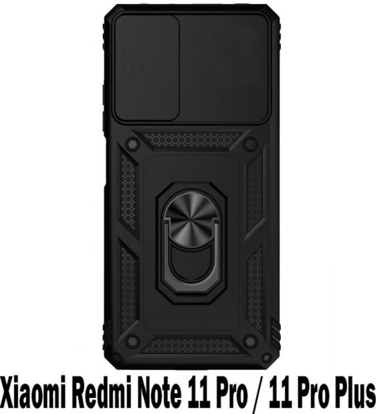 �����-�������� BeCover Military ��� Xiaomi Redmi Note 11 Pro/11 Pro Plus Black (707421) - �������� 1