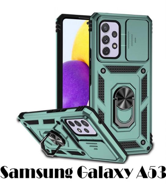 - BeCover Military  Samsung Galaxy A53 SM-A536 Dark Green (707380) -  1