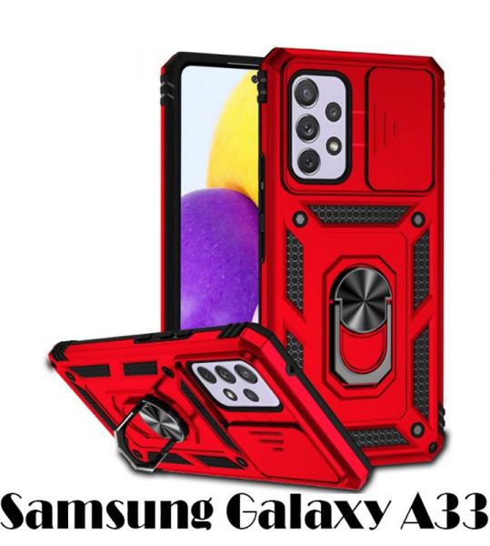 �e���-�������� BeCover Military ��� Samsung Galaxy A33 SM-A336 Red (707385) - �������� 1