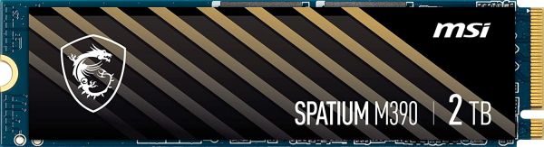 SSD  MSI Spatium M390 2TB M.2 2280 PCIe 3.0 x4 NVMe 3D NAND TLC (S78-440Q350-P83) -  1