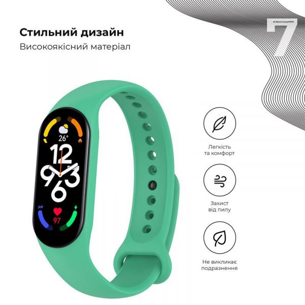 ������� Armorstandart New Style ��� Xiaomi Mi Band 7/6/5 Teal Green (ARM61889) - �������� 3