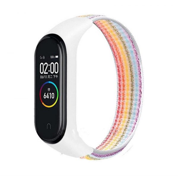 ������� BeCover Nylon Style ��� Xiaomi Mi Smart Band 7 Rainbow (707668) - �������� 1