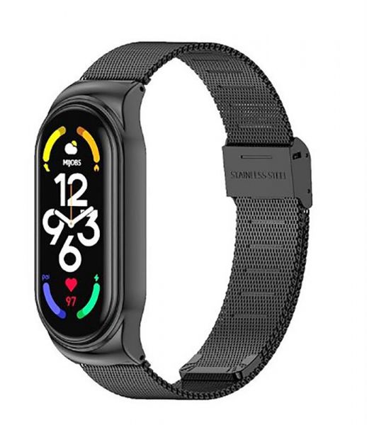 ������� �� ������ �������� BeCover Metal ��� Xiaomi Mi Smart Band 7 Black (707493) - �������� 1