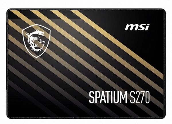 ������������ ����������� 960Gb, MSI Spatium S270, SATA3, 2.5", 3D TLC, 500/450 MB/s (S78-440P130-P83) - �������� 1
