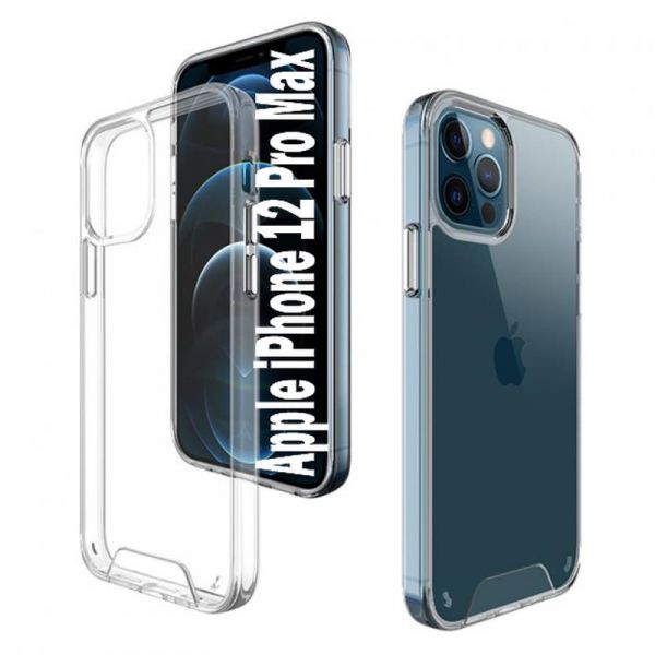 e- BeCover Space Case  Apple iPhone 12 Pro Max Transparancy (707794) -  1