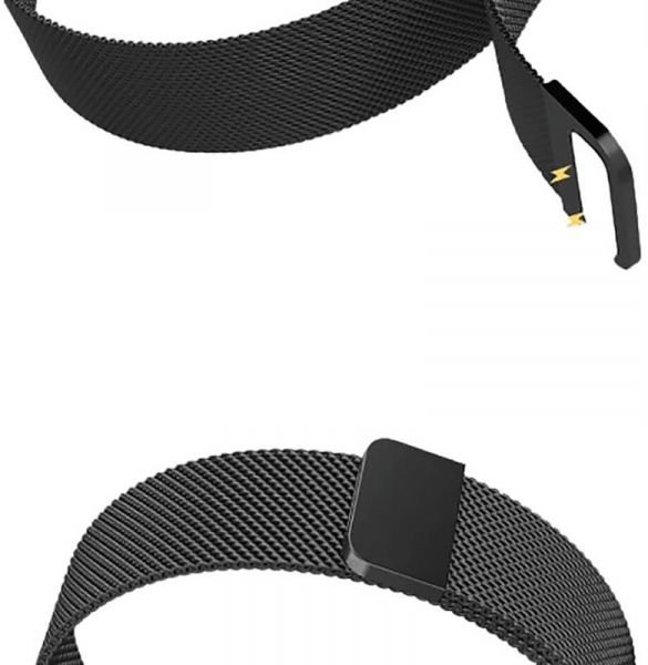������� BeCover Milanese Style ��� Samsung Galaxy (20mm)/Watch 5/ Watch 4 40/44mm/Watch 42mm/Watch Active/Active 2 40/44mm/Watch 3 41mm/Gear S2/Classic/Gear Sport Gray (707673) - �������� 4