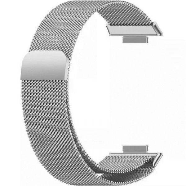 ������� BeCover Milanese Style ��� Samsung Galaxy (20mm)/Watch 5/ Watch 4 40/44mm/Watch 42mm/Watch Active/Active 2 40/44mm/Watch 3 41mm/Gear S2/Classic/Gear Sport Silver (707675) - �������� 2