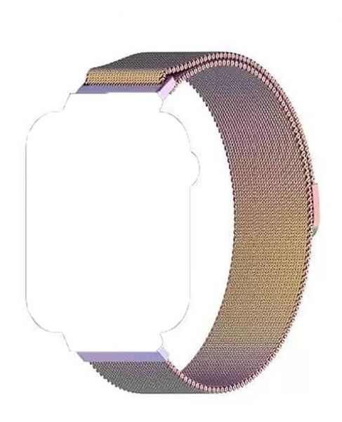 ������� BeCover Milanese Style ��� Samsung Galaxy (20mm)/Watch 5/ Watch 4 40/44mm/Watch 42mm/Watch Active/Active 2 40/44mm/Watch 3 41mm/Gear S2/Classic/Gear Sport Rainbow (707678) - �������� 2