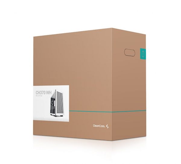  DeepCool CH370 White (R-CH370-WHNAM1-G-1)   -  12