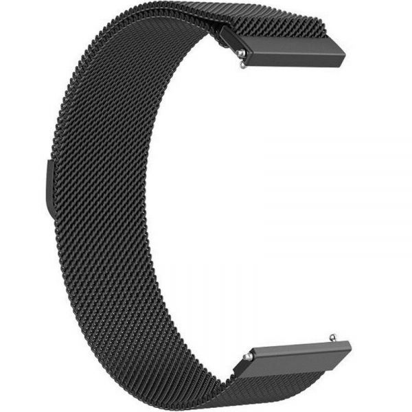 ������� BeCover Milanese Style ��� Samsung Galaxy Watch 4 Classic 42 (22mm)/46mm/Watch 46mm/Watch 3 45mm/Gear S3 Classic/Gear S3 Frontier Black (707783) - �������� 2