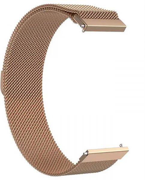 ������� BeCover Milanese Style ��� Samsung Galaxy Watch 4 Classic 42 (22mm)/46mm/Watch 46mm/Watch 3 45mm/Gear S3 Classic/Gear S3 Frontier Brown (707784) - �������� 3