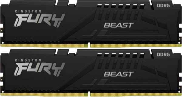 ������ ������ DDR5 2x16GB/6800 Kingston Fury Beast Black (KF568C34BBK2-32) - �������� 1