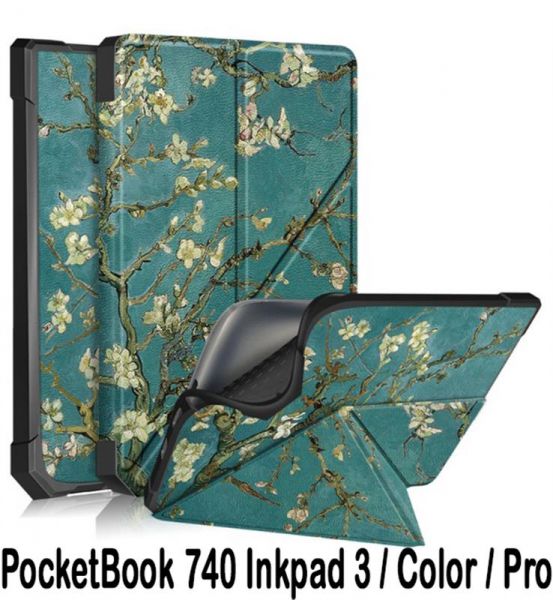 - BeCover Ultra Slim Origami  PocketBook 740 Inkpad 3/Color/Pro Spring (707960) -  1