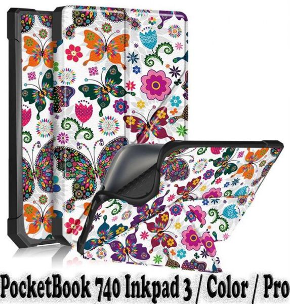 - BeCover Ultra Slim Origami  PocketBook 740 Inkpad 3/Color/Pro Butterfly (707452) -  1
