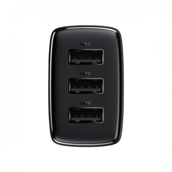    Baseus Compact 17W (3 USB) Black (CCXJ020101) -  3