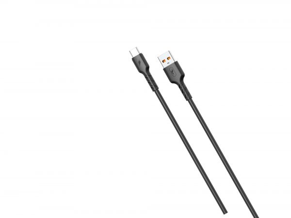  SkyDolphin S07T TPE High Elastic Line USB - USB Type-C 1, Black (USB-000596) -  1