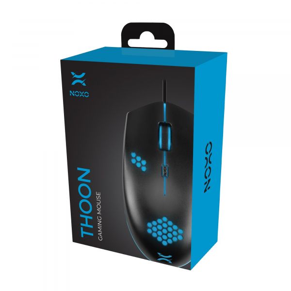  Noxo Thoon Gaming mouse Black USB (4770070881989) -  5