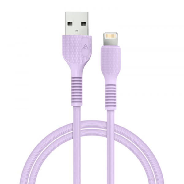  ACCLAB AL-CBCOLOR-L1PP USB-Lightning 1.2 Purple (1283126518218) -  1