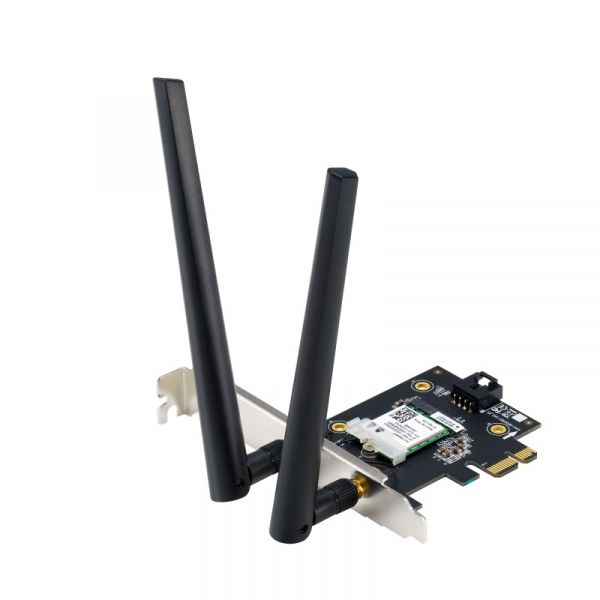 ������������ ������� Asus PCE-AXE5400 (Wi-Fi 6/6E, Bluetooth 5.2, MU-MIMO, OFDMA, 2 ������� �������) - �������� 1