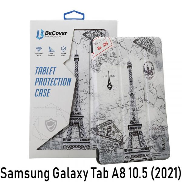 - BeCover Smart  Samsung Galaxy Tab A8 SM-X200/SM-X205 Paris (708065) -  1