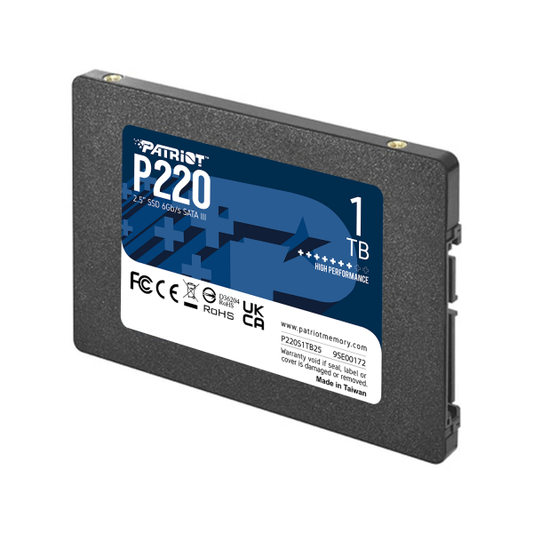 ����������� SSD 2.5" 1TB P220 Patriot (P220S1TB25) - �������� 2