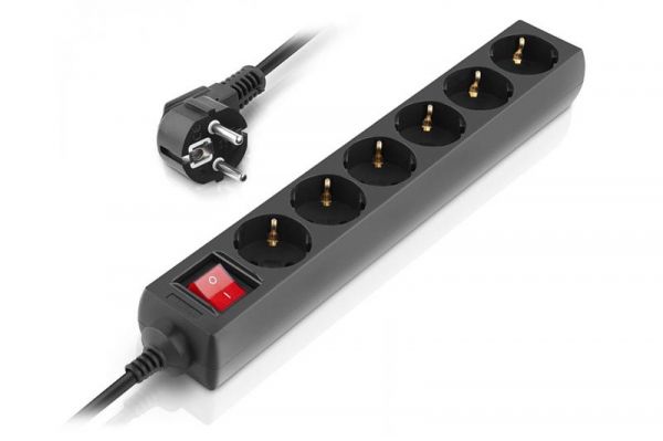 ������ ������� REAL-EL RS-6 Protect M 3� Black (EL122300034) - �������� 1