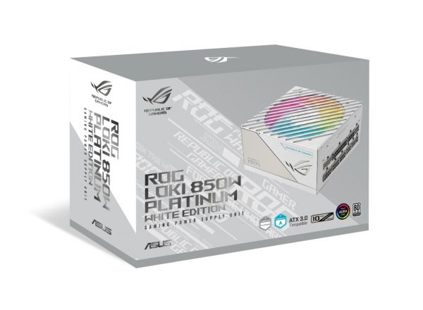   Asus ROG-LOKI-850P-WHITE-SFX-L-GAMING PCIE5 850W Platinum (90YE00N2-B0NA00) -  10