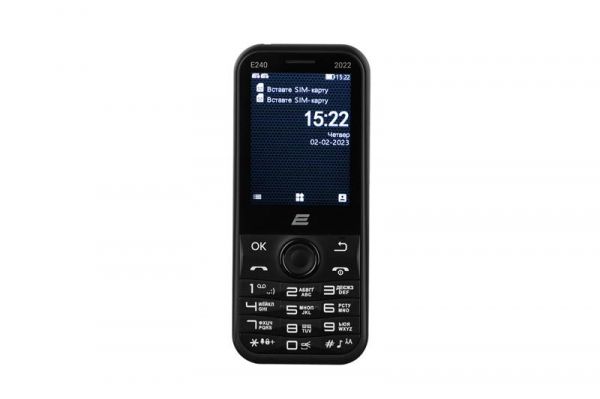   2E E240 2022 Dual SIM Black (688130245159) -  1