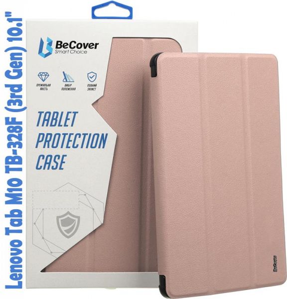 �����-����� BeCover Smart ��� Lenovo Tab M10 TB-328F (3rd Gen) 10.1" Rose Gold (708288) - �������� 1