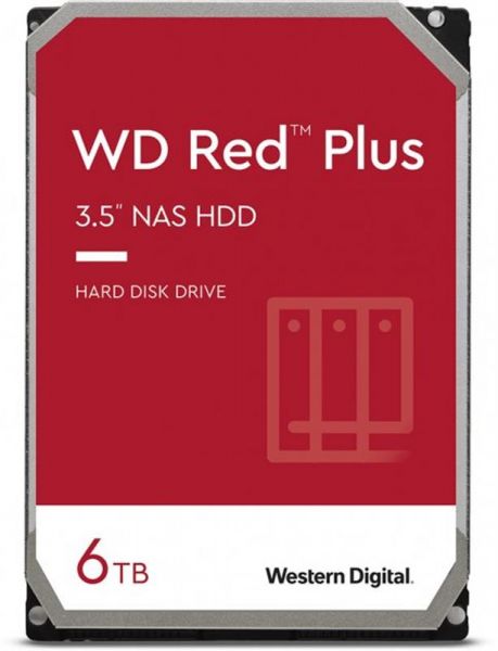 ���������� HDD SATA 6.0TB WD Red Plus 5400rpm 256MB (WD60EFPX) - �������� 1