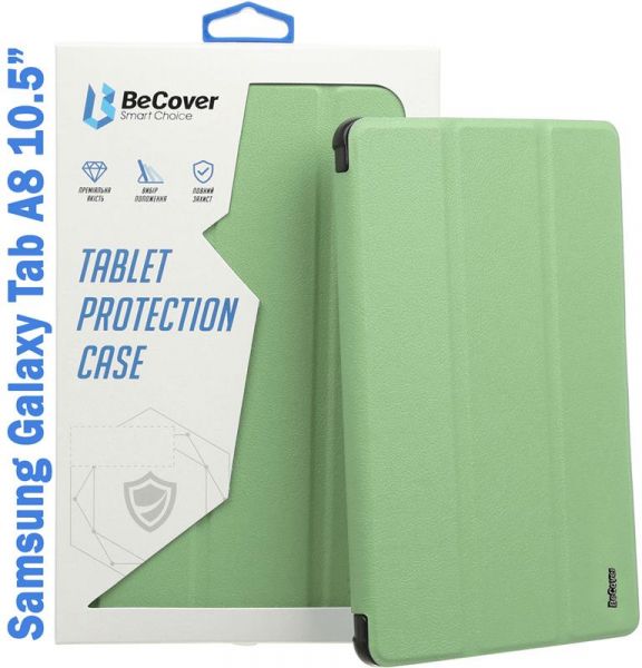 �����-������ BeCover Soft Edge ��� Samsung Galaxy Tab A8 SM-X200/SM-X205 Green (708332) - �������� 1