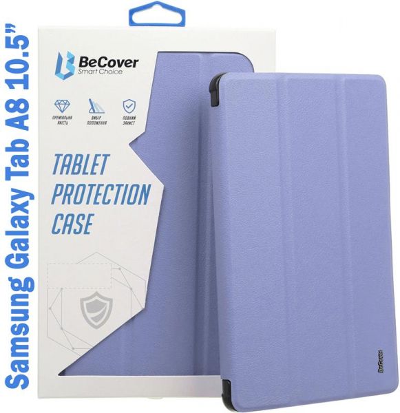 - BeCover Soft Edge  Samsung Galaxy Tab A8 SM-X200/SM-X205 Purple (708360) -  1
