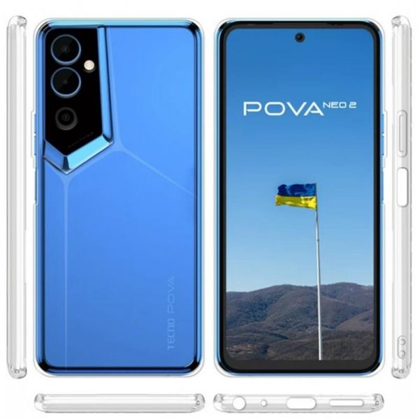 �����-�������� BeCover ��� Tecno Pova Neo 2 (LG6n) Transparancy (708664) - �������� 1
