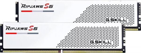   DDR5 2x16GB/6000 G.Skill Ripjaws S5 White (F5-6000J3040F16GX2-RS5W) -  1