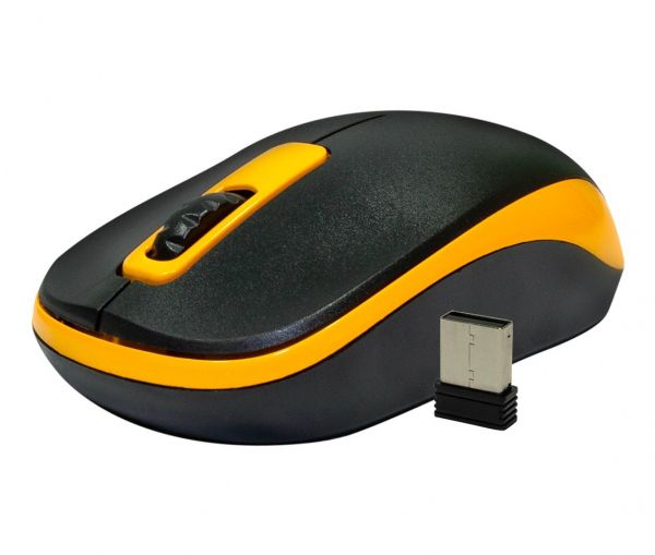���� ���������� Frime FWMO-220BY, Black/Yellow, USB, �������, 1200 dpi, 2 ������, 1xAA - �������� 1