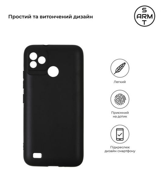 �����-�������� Armorstandart Matte Slim Fit ��� Tecno Pop 5 Go (BD1) Camera cover Black (ARM65318) - �������� 2